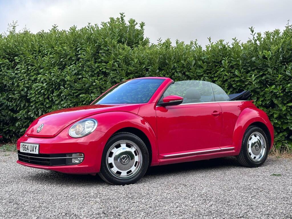 Volkswagen Beetle Convertible 1.6 Tdi Bluemotion Tech Design Cabriol Red