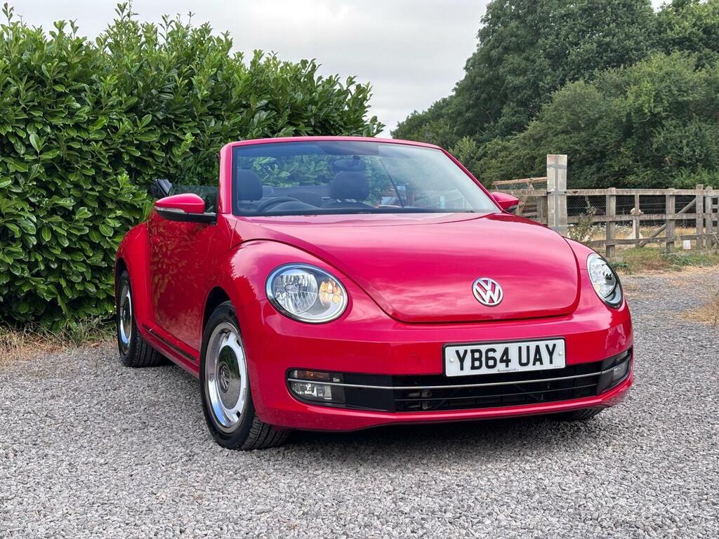 Volkswagen Beetle Convertible 1.6 Tdi Bluemotion Tech Design Cabriol Red #5