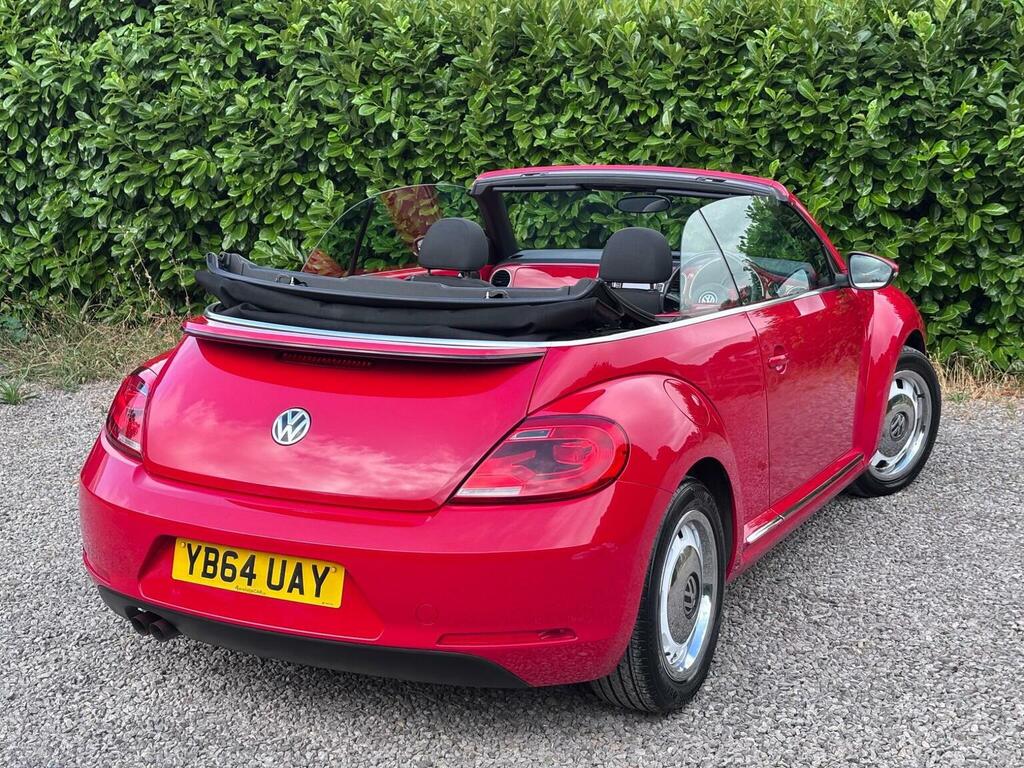 Volkswagen Beetle Convertible 1.6 Tdi Bluemotion Tech Design Cabriol Red #6