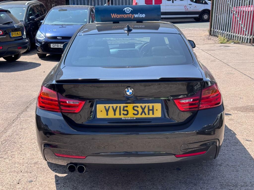 BMW 4 Series 430D Xdrive M Sport Black #6