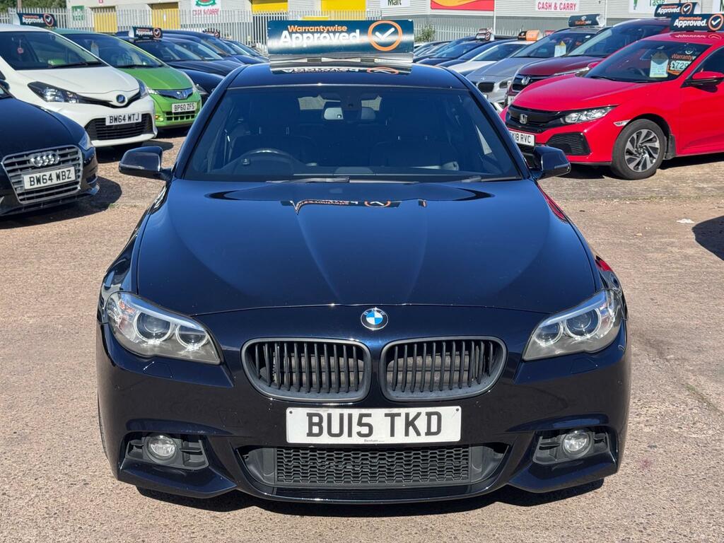 BMW 5 Series 520D M Sport Black #3