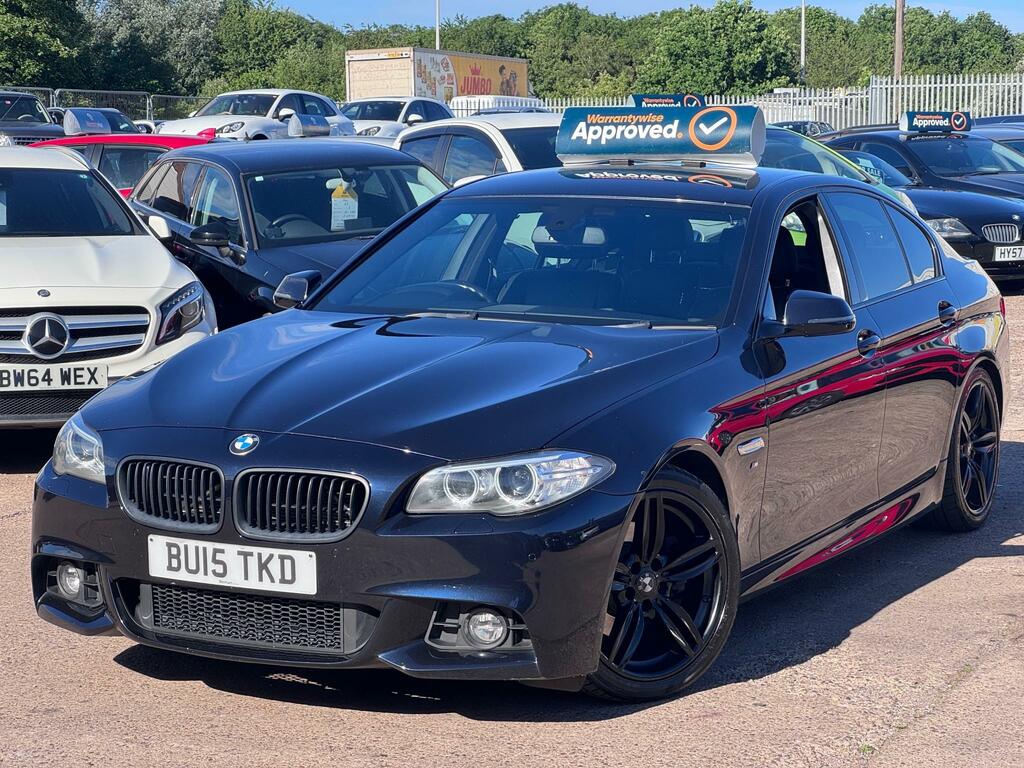 BMW 5 Series 520D M Sport Black #2