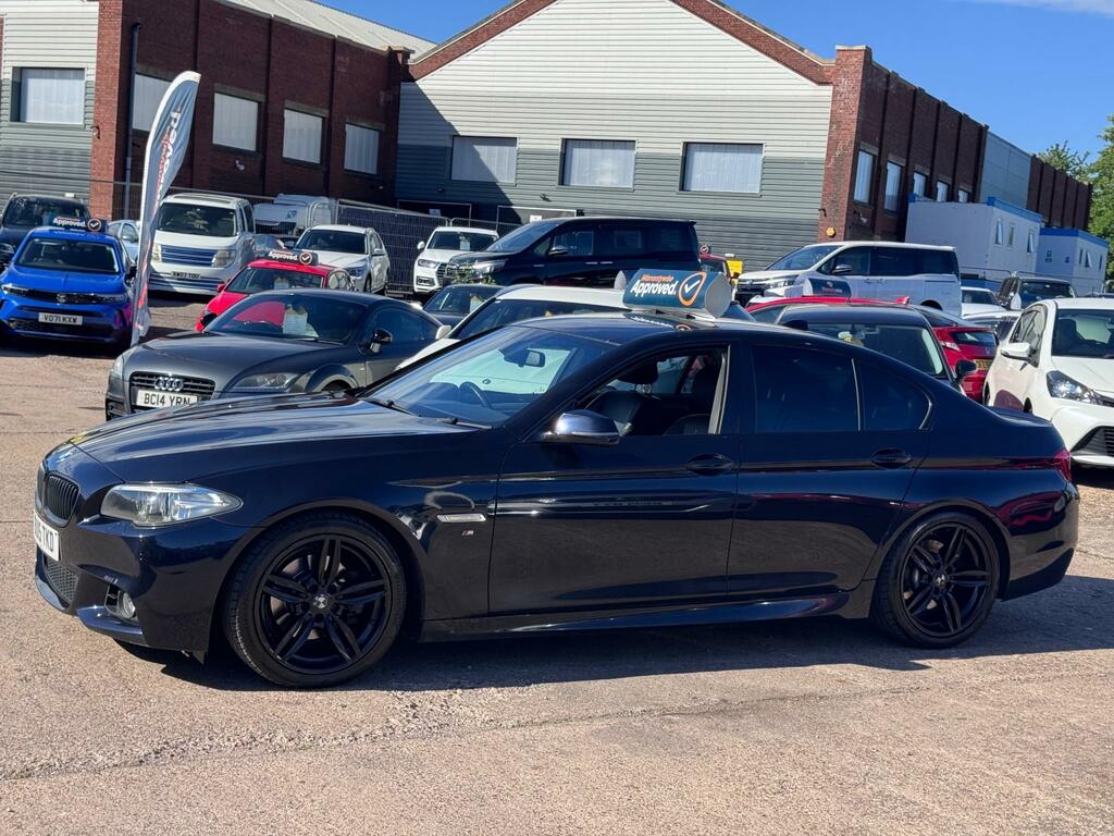 BMW 5 Series 520D M Sport Black #5