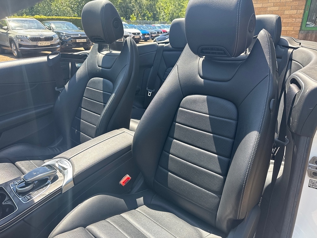 Mercedes-Benz C Class C220d Amg Line White #3