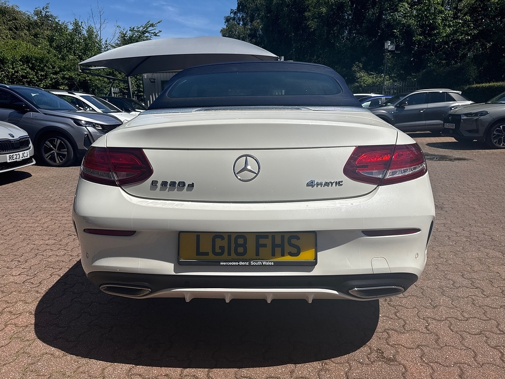 Mercedes-Benz C Class C220d Amg Line White #6