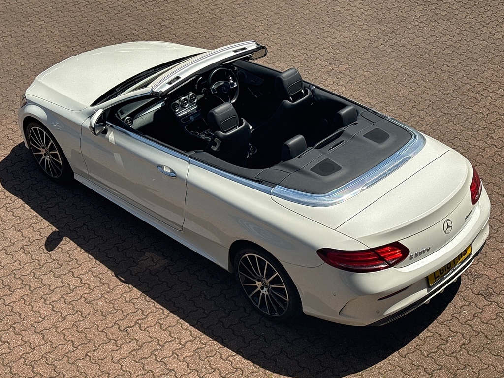 Mercedes-Benz C Class C220d Amg Line White #4