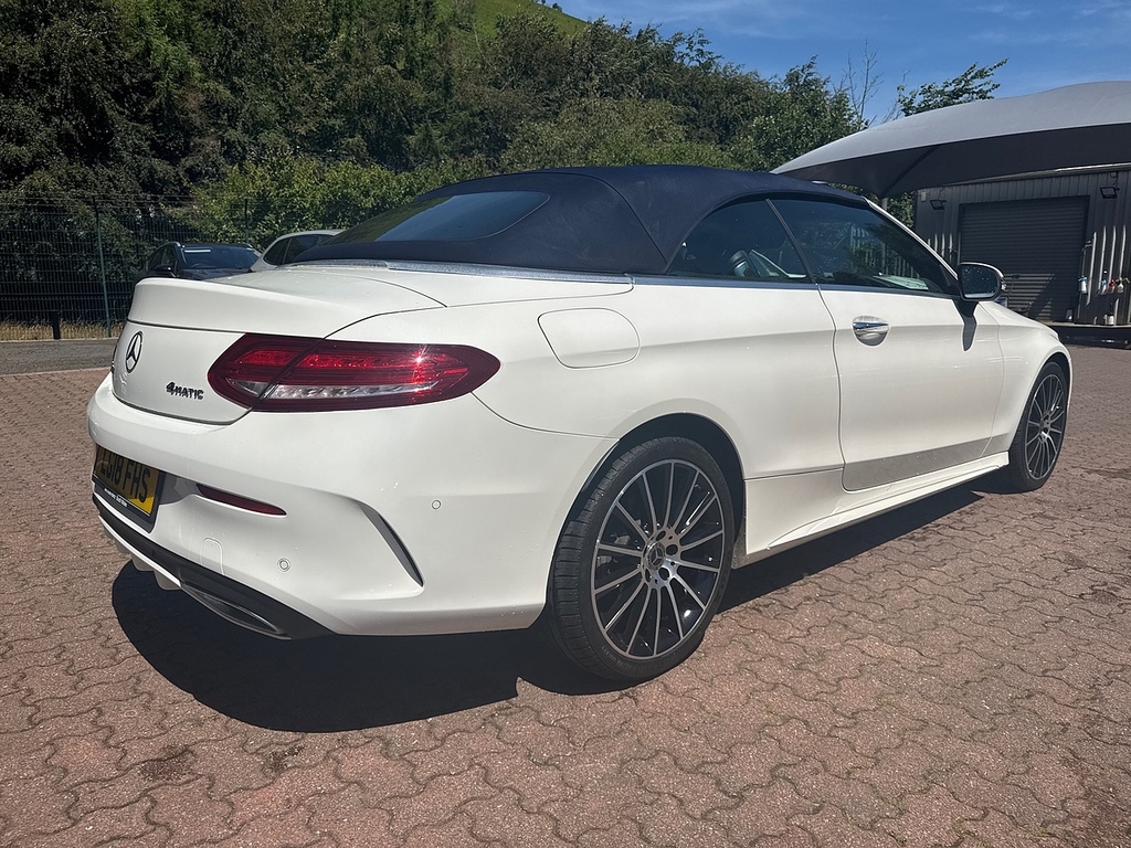 Mercedes-Benz C Class C220d Amg Line White #5