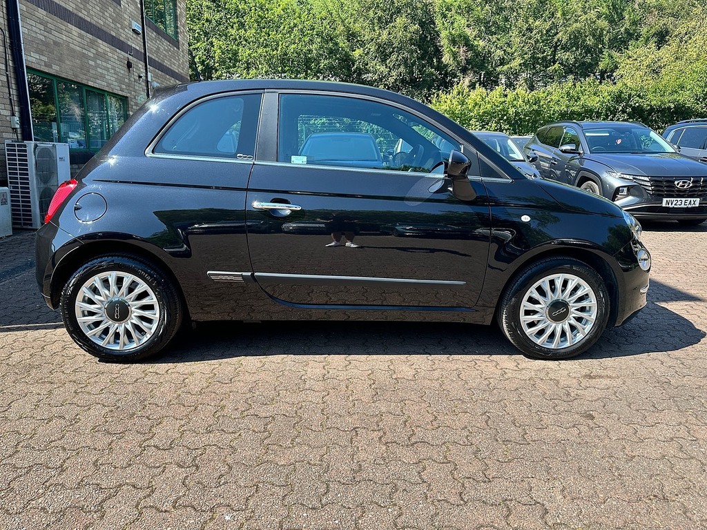 Fiat 500 Mhev Black #4