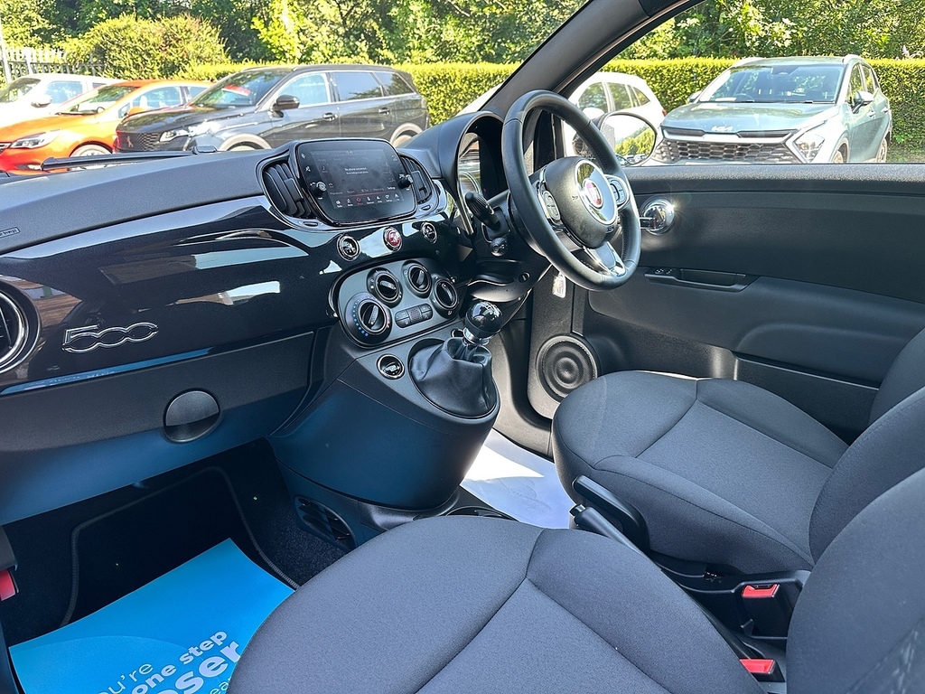 Fiat 500 Mhev Black #2