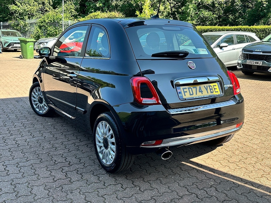 Fiat 500 Mhev Black #3