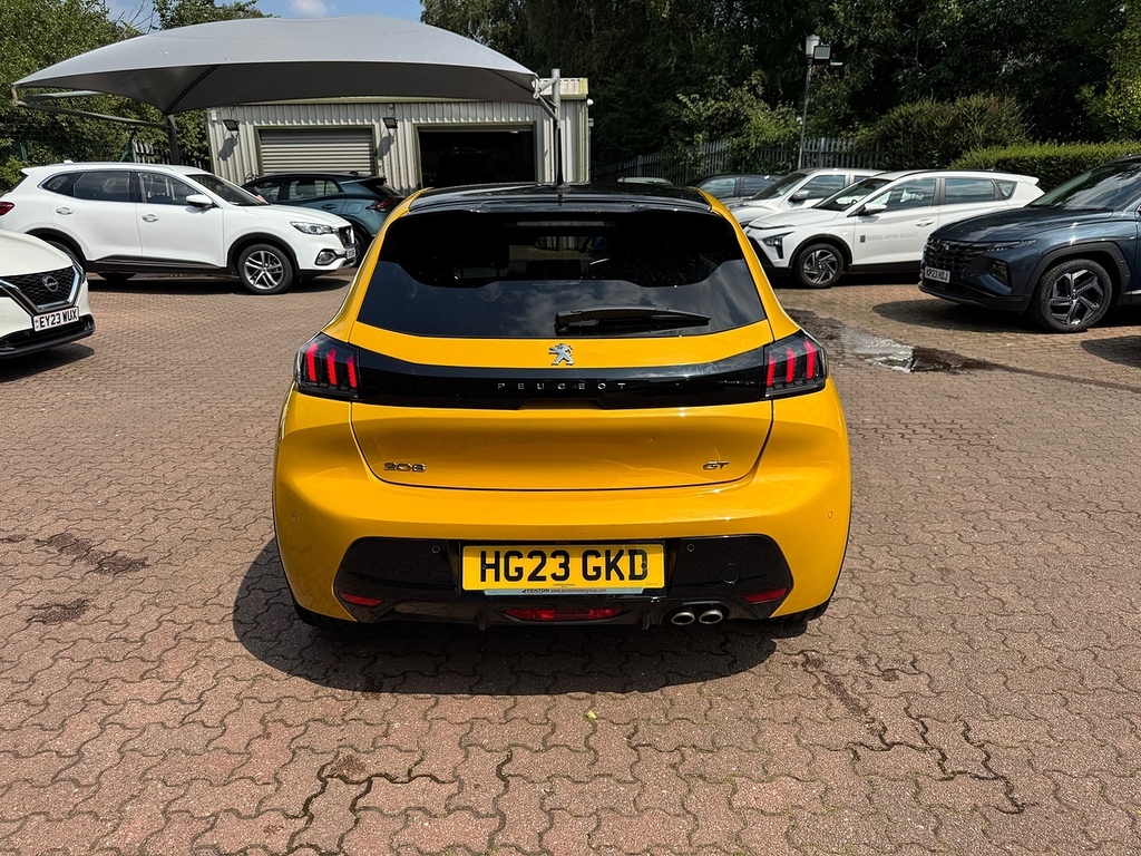 Peugeot 208 Puretech Gt HG23GKD Yellow #6