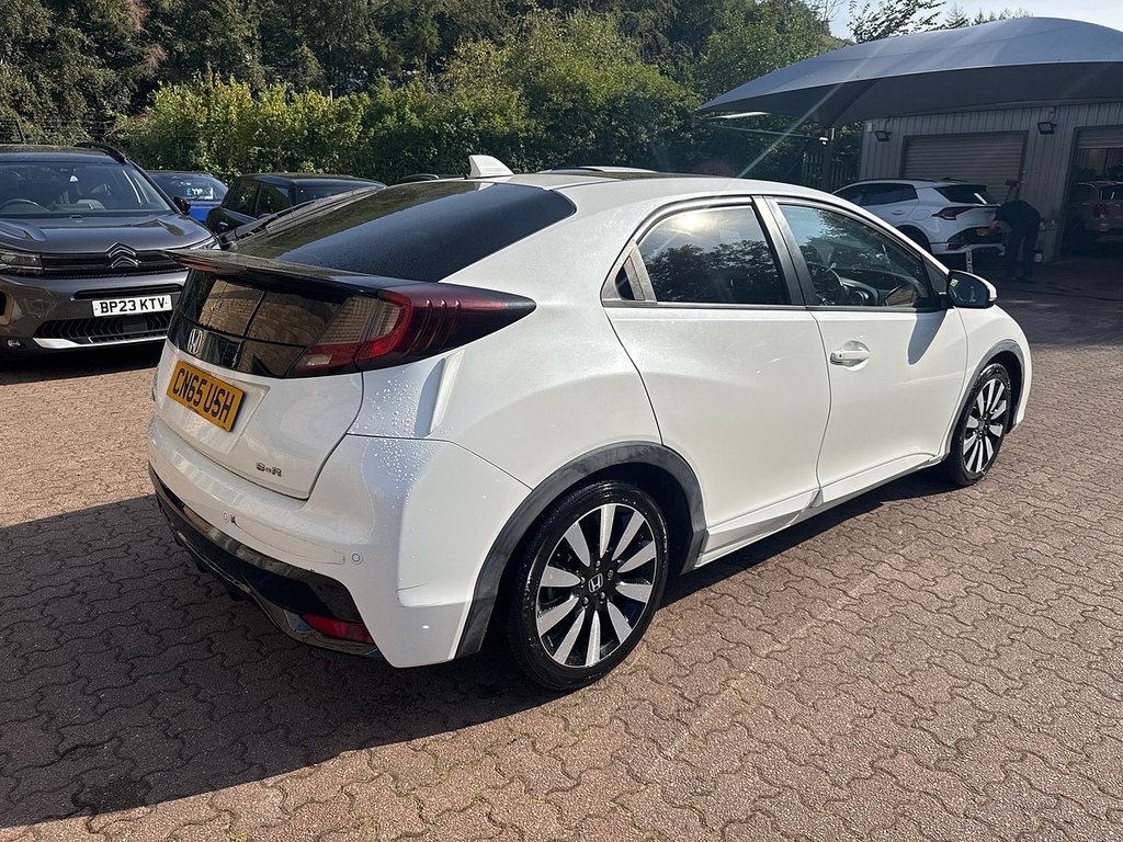 Honda Civic Civic I-vtec Se Navi White #7