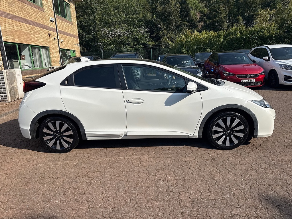 Honda Civic I-vtec Sr White #2