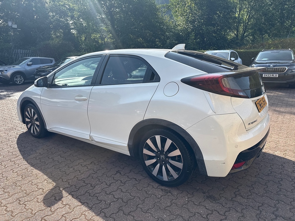 Honda Civic Civic I-vtec Se Navi White #9