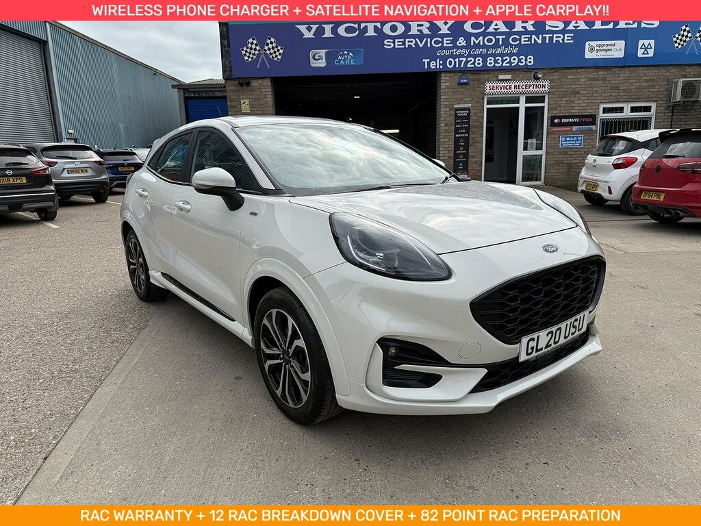 Ford Puma 1.0 Ecoboost Mhev St-line U12288 Ulez GL20USU White