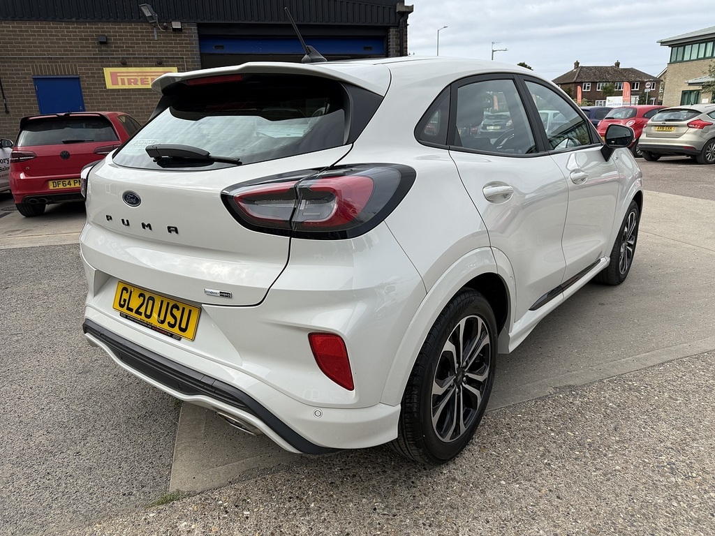Ford Puma 1.0 Ecoboost Mhev St-line U12288 Ulez GL20USU White #2