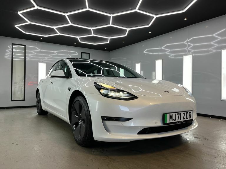 Tesla Model 3 Long Range Awd MJ71ZDR White #2