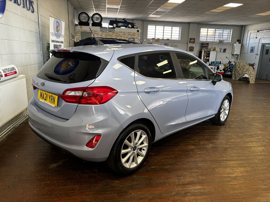 Ford Fiesta Hatchback 1.0 Fiesta Titanium 1.0L Ecoboost MA21YRN Blue #2