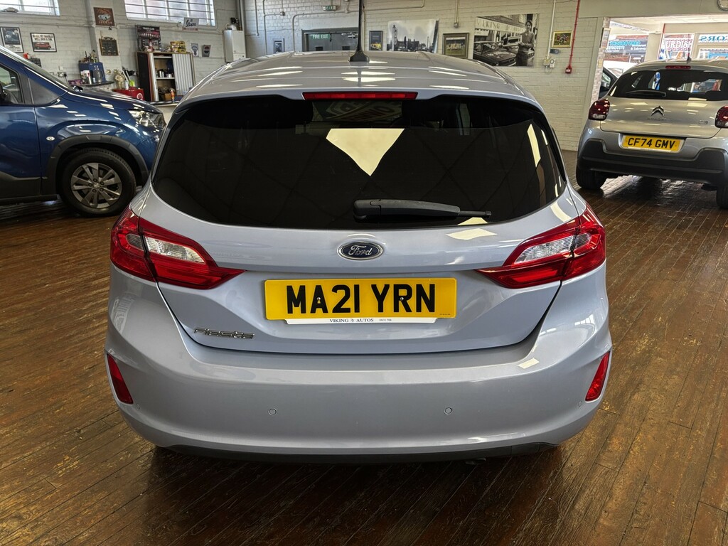 Ford Fiesta Hatchback 1.0 Fiesta Titanium 1.0L Ecoboost MA21YRN Blue #4