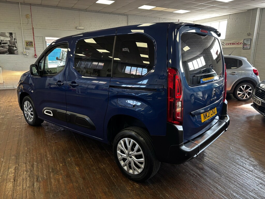 Citroen Berlingo Wheelchair Accessible Vehicle 1.5 Bluehdi Feel 20 NK21CKD Blue #6