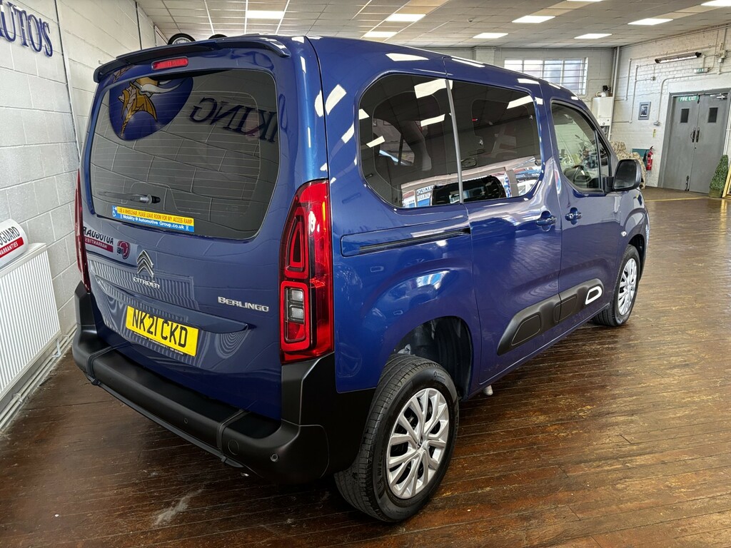 Citroen Berlingo Wheelchair Accessible Vehicle 1.5 Bluehdi Feel 20 NK21CKD Blue #3