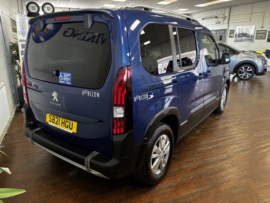 Peugeot Rifter Wheelchair Accessible Vehicle 1.5 Bluehdi Allure SB21HGU Blue #3
