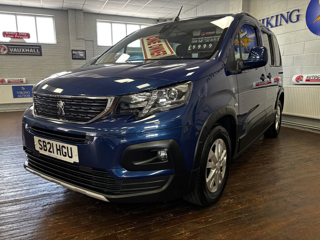 Peugeot Rifter Wheelchair Accessible Vehicle 1.5 Bluehdi Allure SB21HGU Blue #4