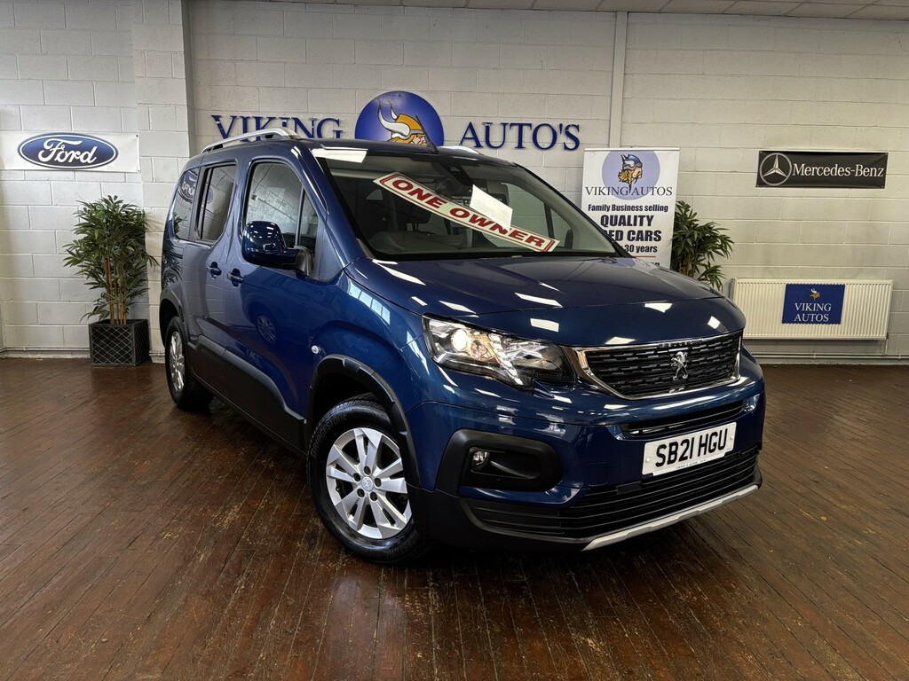 Peugeot Rifter Wheelchair Accessible Vehicle 1.5 Bluehdi Allure Blue