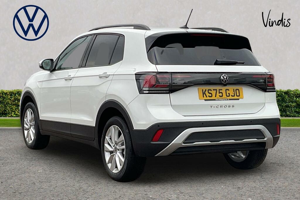 Volkswagen T-Cross Volkswagen T-cross Estate 1.0 Tsi 115 Match Ds KS75GJO White #3