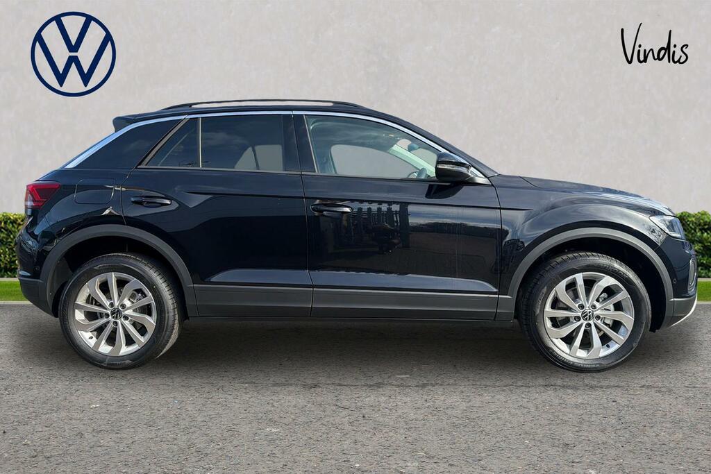 Volkswagen T-Roc Volkswagen T-roc Hatchback 1.5 Tsi Match Dsg KR75YBZ Black #4