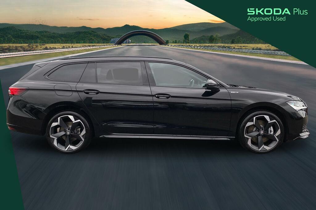 Skoda Superb Skoda Superb Estate Sportline 1.5 Tsi Iv 204 Ps Ds AY75VBD Black #4