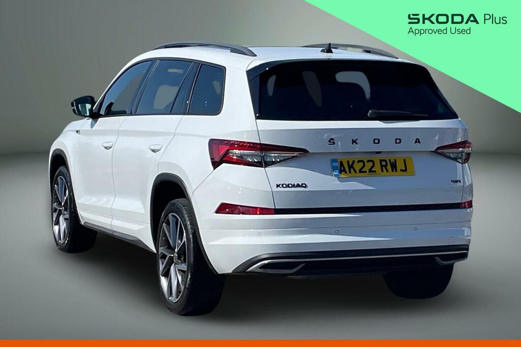 Skoda Kodiaq Skoda Kodiaq Sportline 7 Seats 2.0 Tsi 190 Ps 4X AK22RWJ White #3