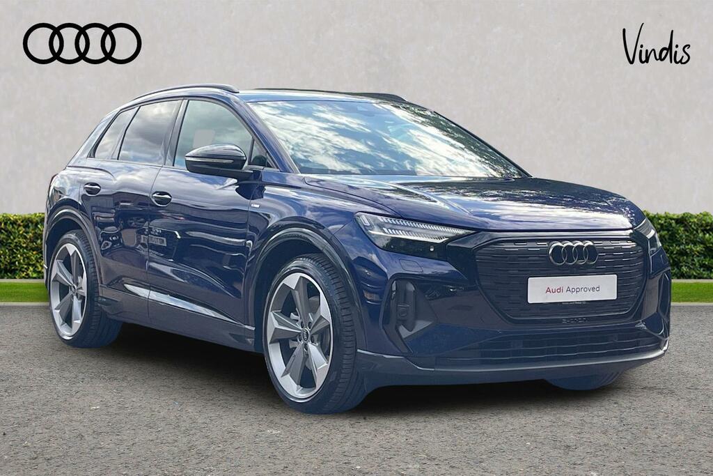 Audi Q4 E Tron Audi Q4 E-tron Q4 Black Edition 45 E-tron 210,00 K Blue
