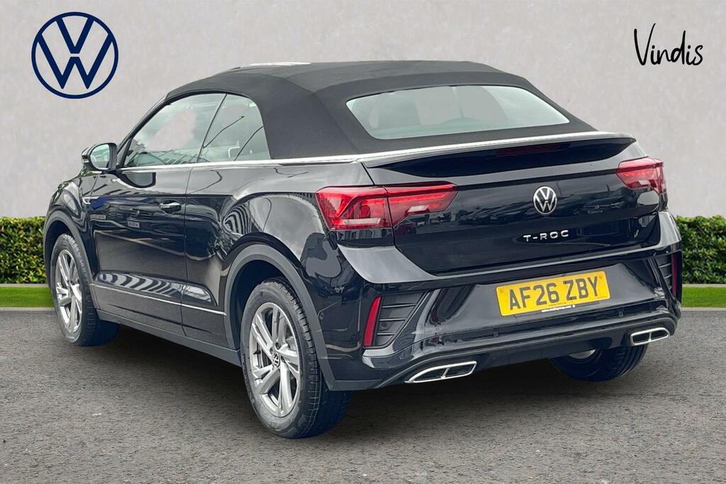 Volkswagen T-Roc Volkswagen T-roc Cabriolet R-line 1.5 Tsi 150Ps 7- AF26ZBY Black #3
