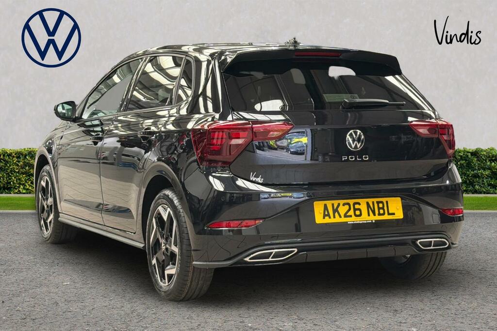 Volkswagen Polo Volkswagen Polo Hatchback 1.0 Tsi 115 R-line D AK26NBL Black #3