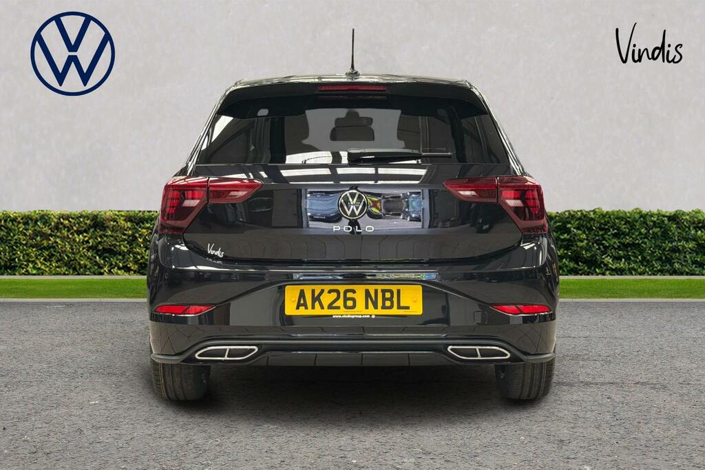 Volkswagen Polo Volkswagen Polo Hatchback 1.0 Tsi 115 R-line D AK26NBL Black #4