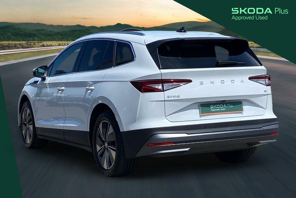 Skoda ENYAQ Skoda Enyaq 85 Edition 82 Kwh 286 Ps Single Speed White #3