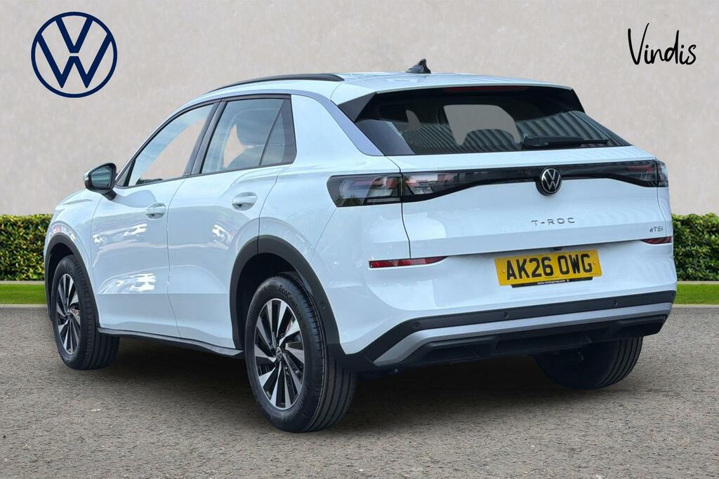 Volkswagen T-Roc Volkswagen T-roc Hatchback 1.5 Etsi 150 Life D AK26OWG White #3