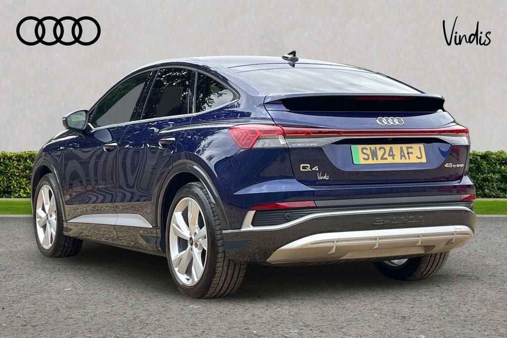 Audi Q4 E Tron Audi Q4 E-tron Sportback Sportback Q4 S Line 45 E- SW24AFJ Blue #3
