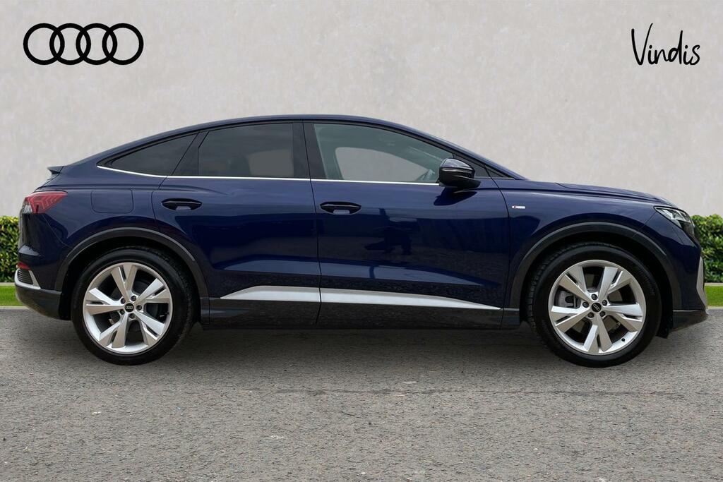 Audi Q4 E Tron Audi Q4 E-tron Sportback Sportback Q4 S Line 45 E- SW24AFJ Blue #4