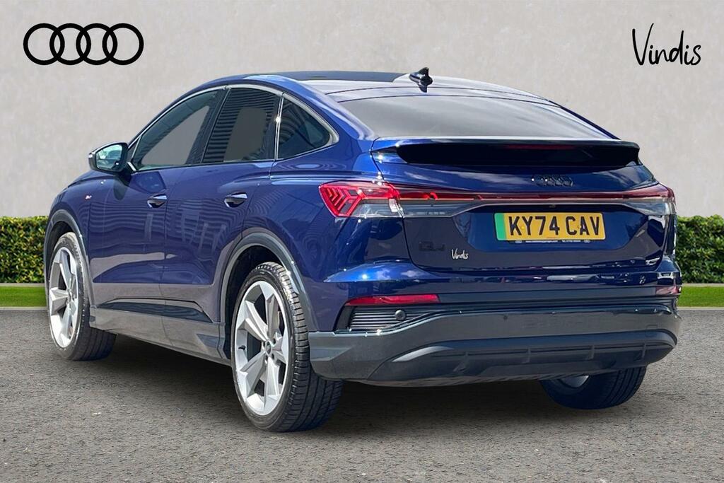 Audi Q4 E Tron Audi Q4 E-tron Sportback Sportback Q4 Black Editio KY74CAV Blue #3