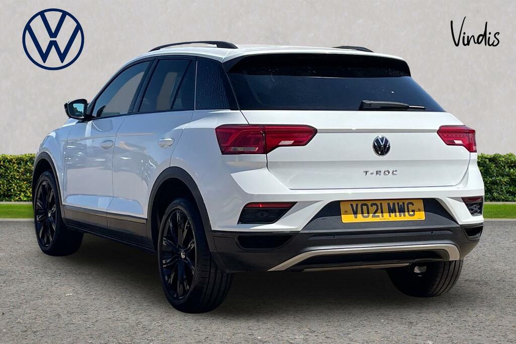 Volkswagen T-Roc Volkswagen T-roc Black Edition 1.5 Tsi 150Ps Evo 7 VO21MWG White #3