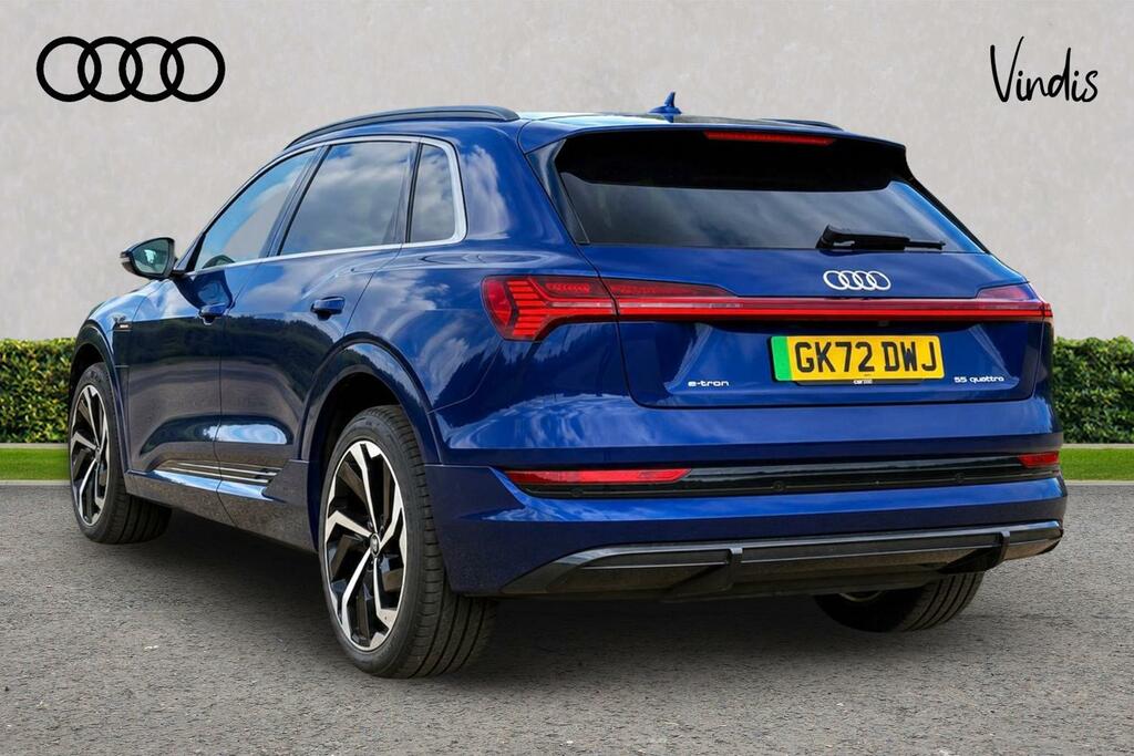 Audi E-tron Audi E-tron Black Edition 55 Quattro 300,00 Kw GK72DWJ Blue #3