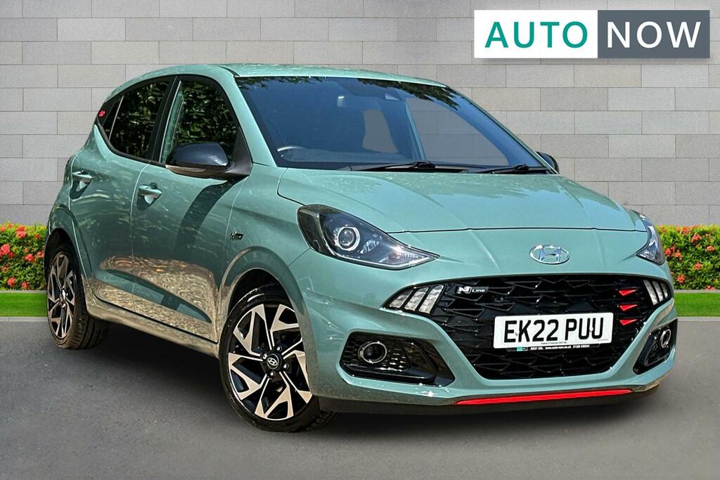 Hyundai I10 Hyundai I10 1.0 T-gdi N Line Hatchback Green