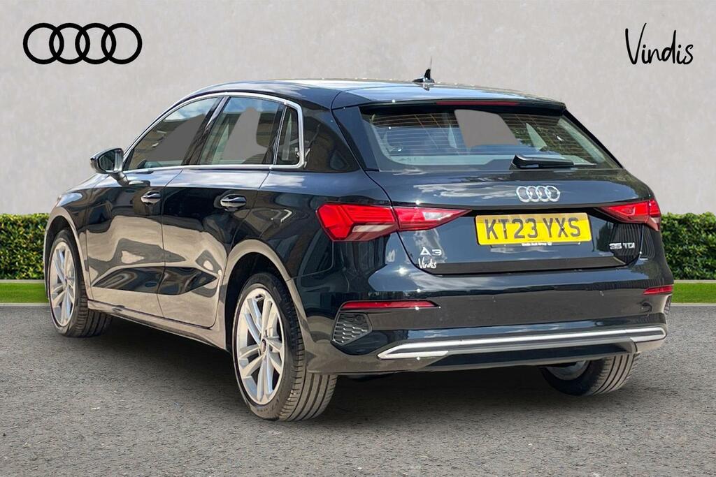 Audi A3 Audi A3 Sportback 35 Tdi Sport S Tronic KT23YXS Black #3