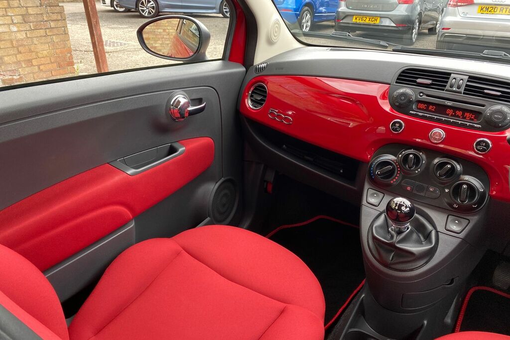 Fiat 500 Hatchback 0.9 Twinair S Euro 6 Ss 201464 Red #29