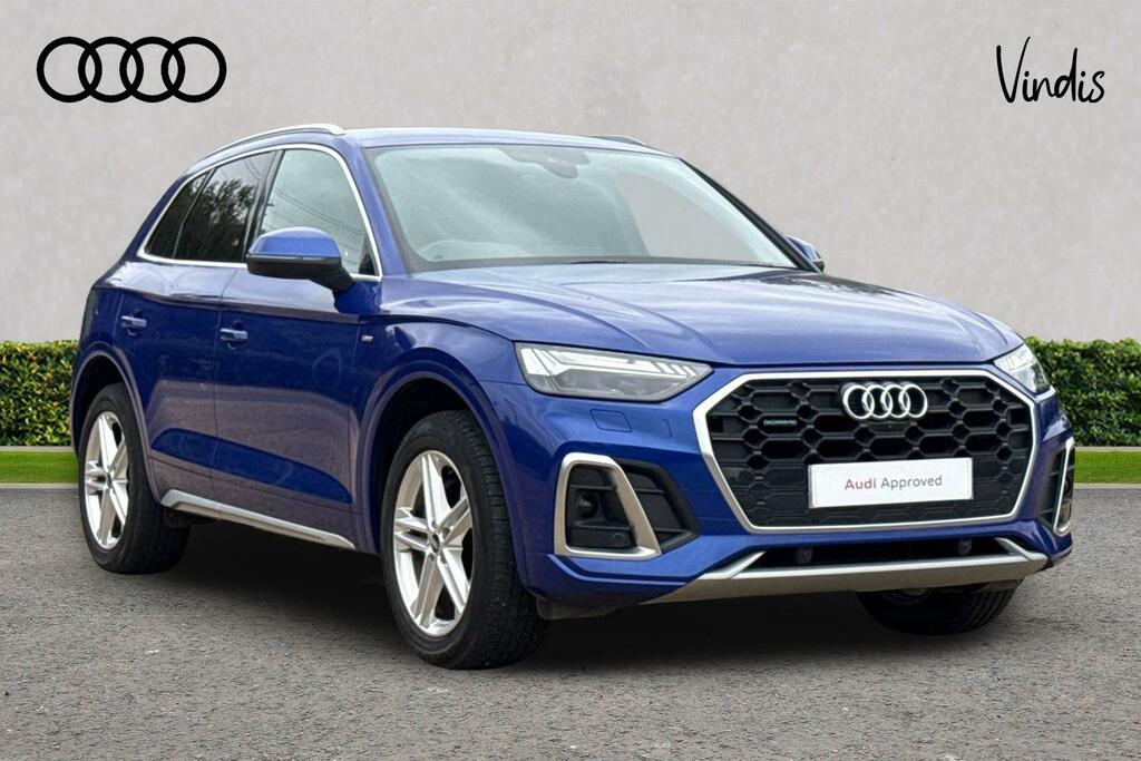 Audi Q5 Audi Q5 S Line 40 Tdi Quattro 204 Ps S Tronic Blue