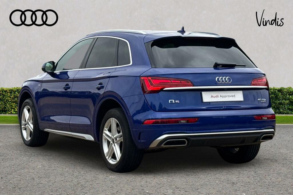 Audi Q5 Audi Q5 S Line 40 Tdi Quattro 204 Ps S Tronic GX22WWK Blue #3