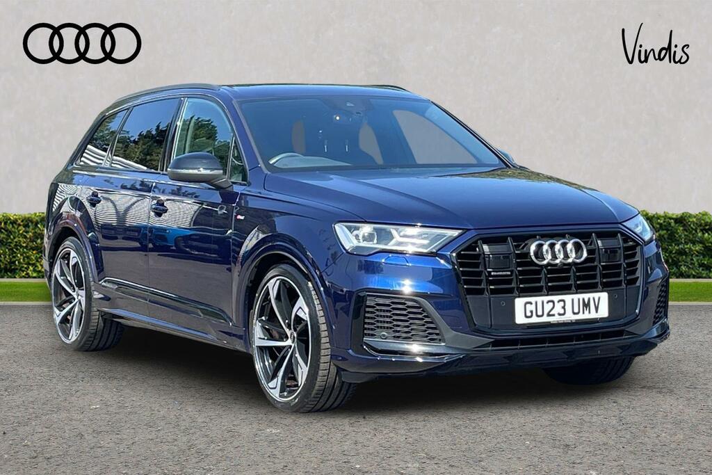 Audi Q7 Audi Q7 Black Edition 55 Tfsi Quattro 340 Ps Tiptr Blue