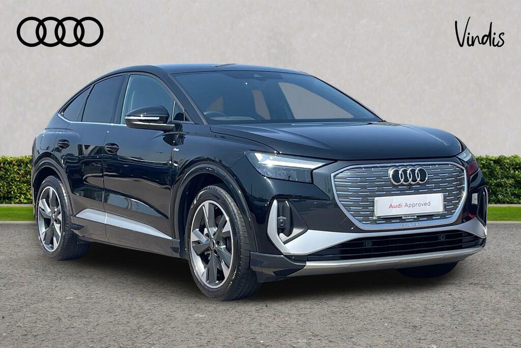 Audi Q4 E Tron Audi Q4 E-tron Sportback Sportback Q4 S Line 45 E- KT73HYH Black